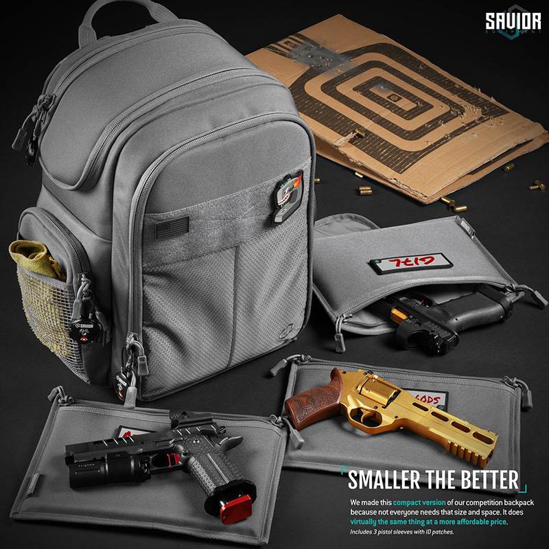 Ryggsäck Savior Equipment Compact SEMA Pistol Backpack Grå