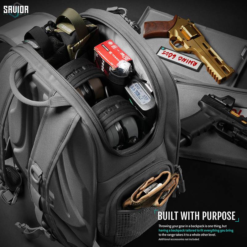 Ryggsäck Savior Equipment Compact SEMA Pistol Backpack Grå