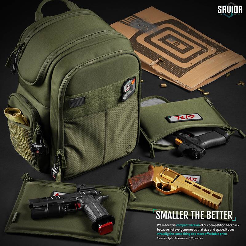 Ryggsäck Savior Equipment Compact SEMA Pistol Backpack Grön