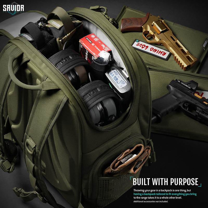 Ryggsäck Savior Equipment Compact SEMA Pistol Backpack Grön