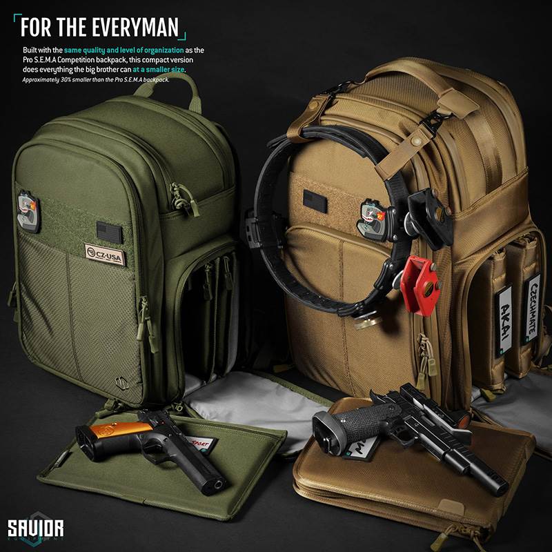 Ryggsäck Savior Equipment Compact SEMA Pistol Backpack Grön