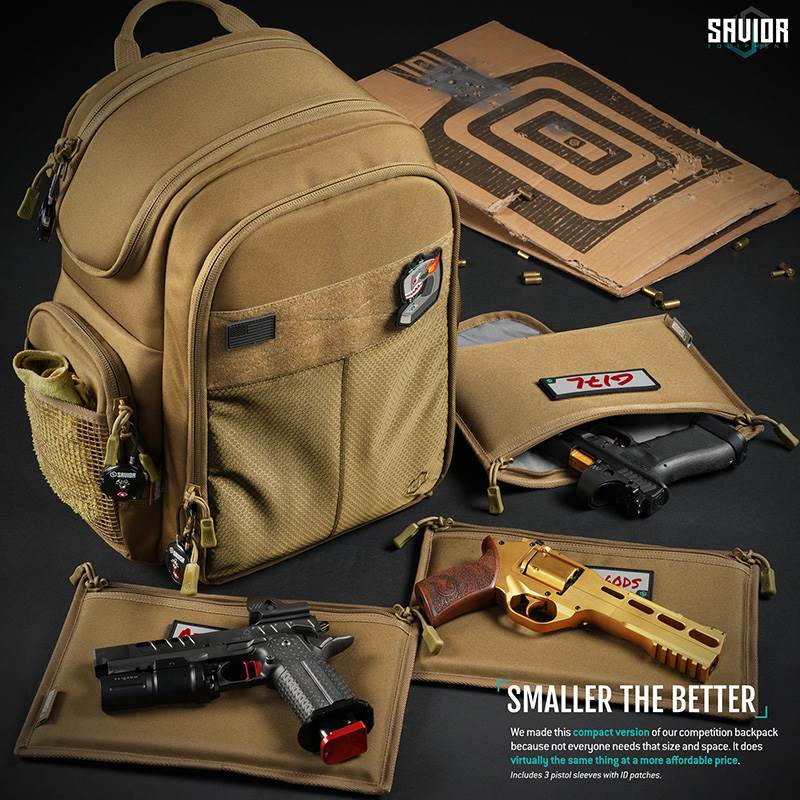 Ryggsäck Savior Equipment Compact SEMA Pistol Backpack Brun