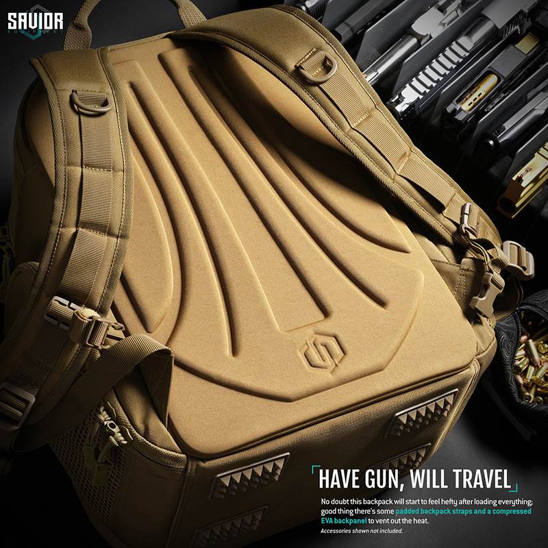 Ryggsäck Savior Equipment Compact SEMA Pistol Backpack Brun
