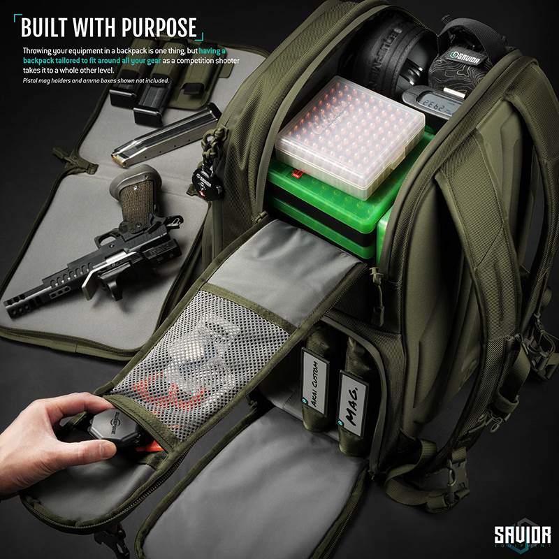 Ryggsäck Savior Equipment Pro SEMA Competition Backpack Grön