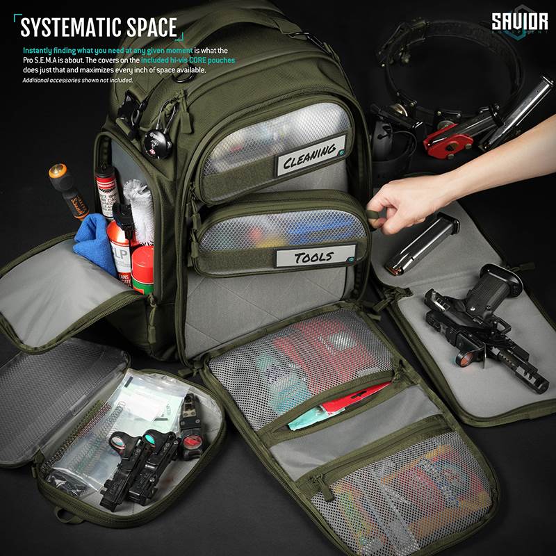 Ryggsäck Savior Equipment Pro SEMA Competition Backpack Grön