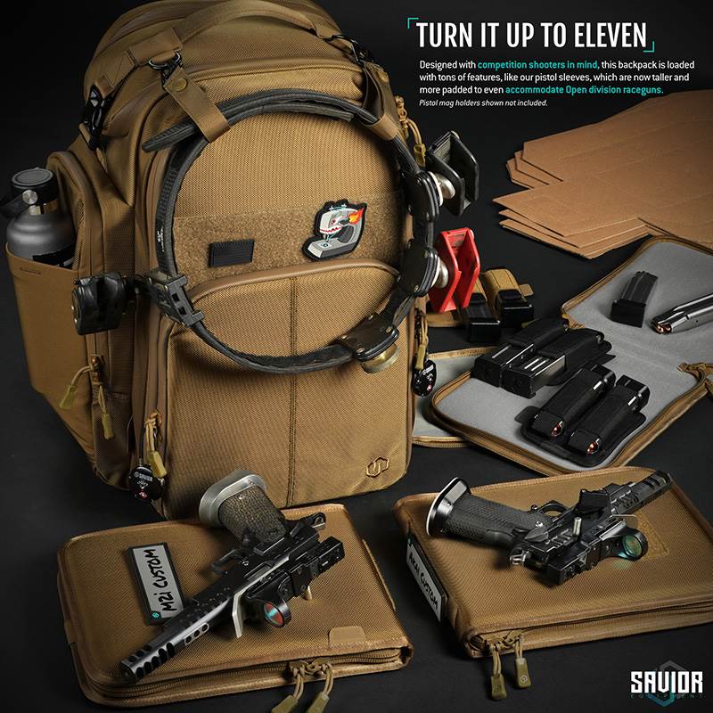 Ryggsäck Savior Equipment Pro SEMA Competition Backpack Brun