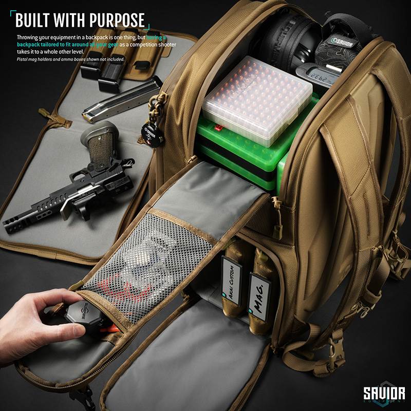 Ryggsäck Savior Equipment Pro SEMA Competition Backpack Brun