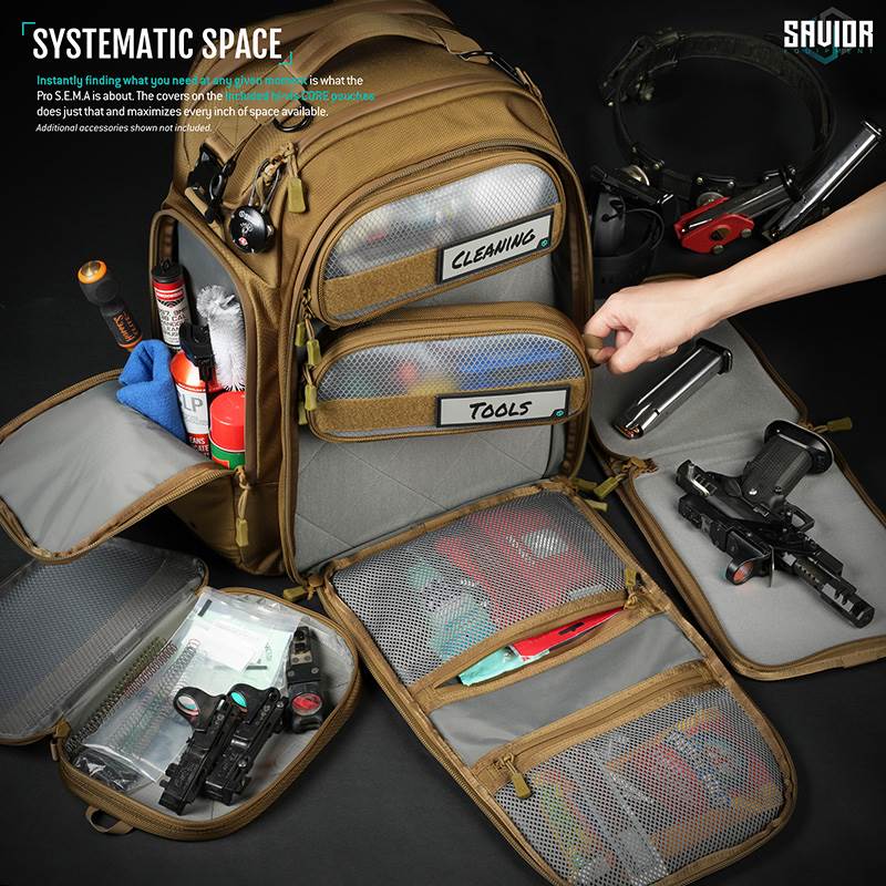 Ryggsäck Savior Equipment Pro SEMA Competition Backpack Brun