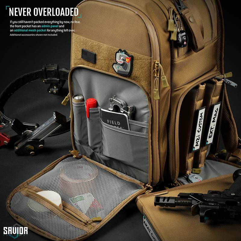 Ryggsäck Savior Equipment Pro SEMA Competition Backpack Brun