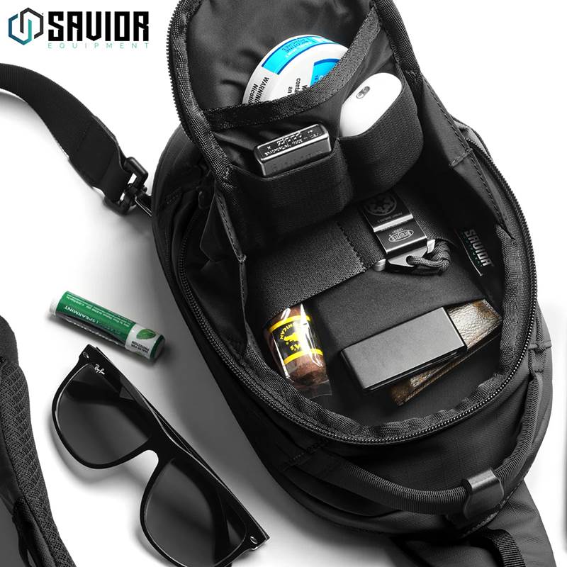 Väska Savior Equipment Obscura CCW Sling Bag 3L Small Svart