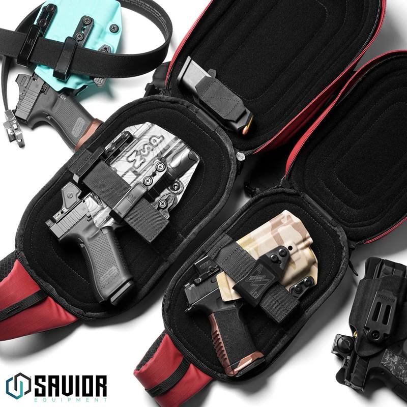 Väska Savior Equipment Obscura CCW Sling Bag 3L Small Röd