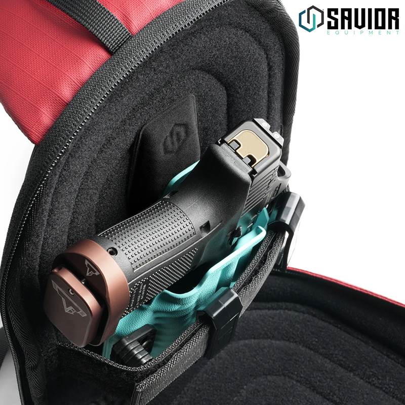 Väska Savior Equipment Obscura CCW Sling Bag 3L Small Röd