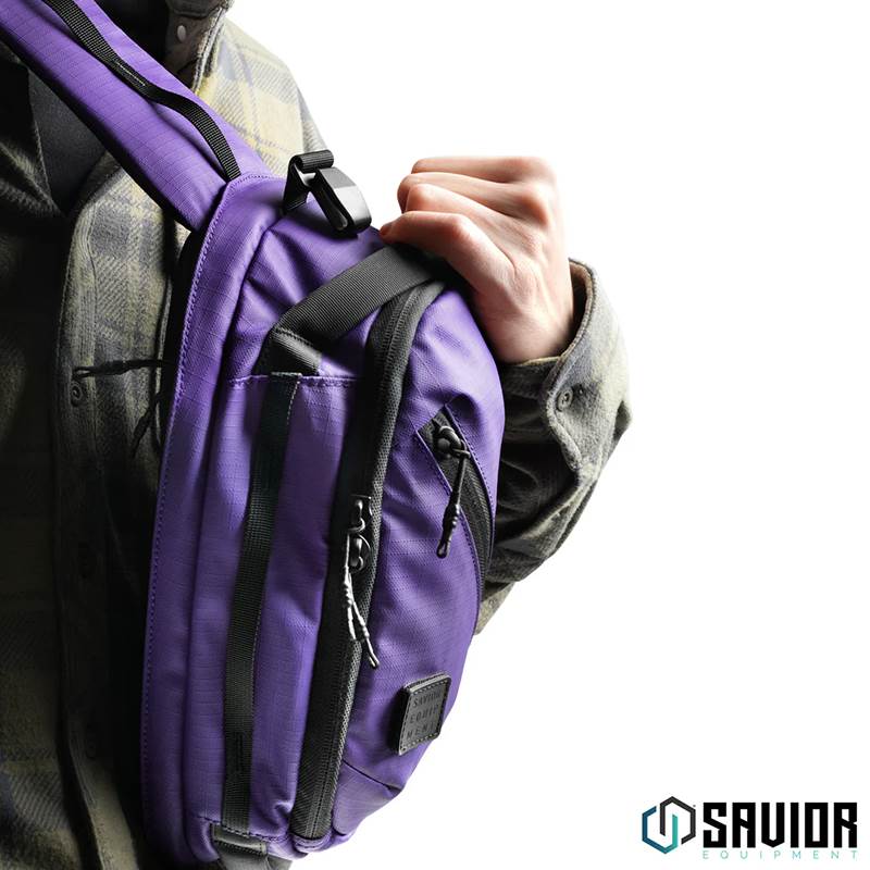 Väska Savior Equipment Obscura CCW Sling Bag 3L Small Lila