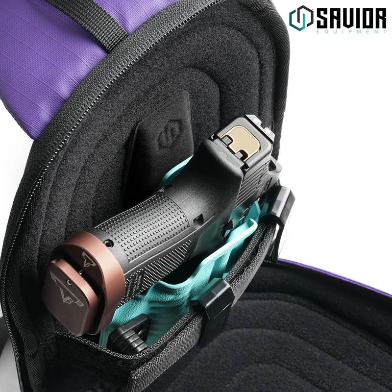 Väska Savior Equipment Obscura CCW Sling Bag 3L Small Lila
