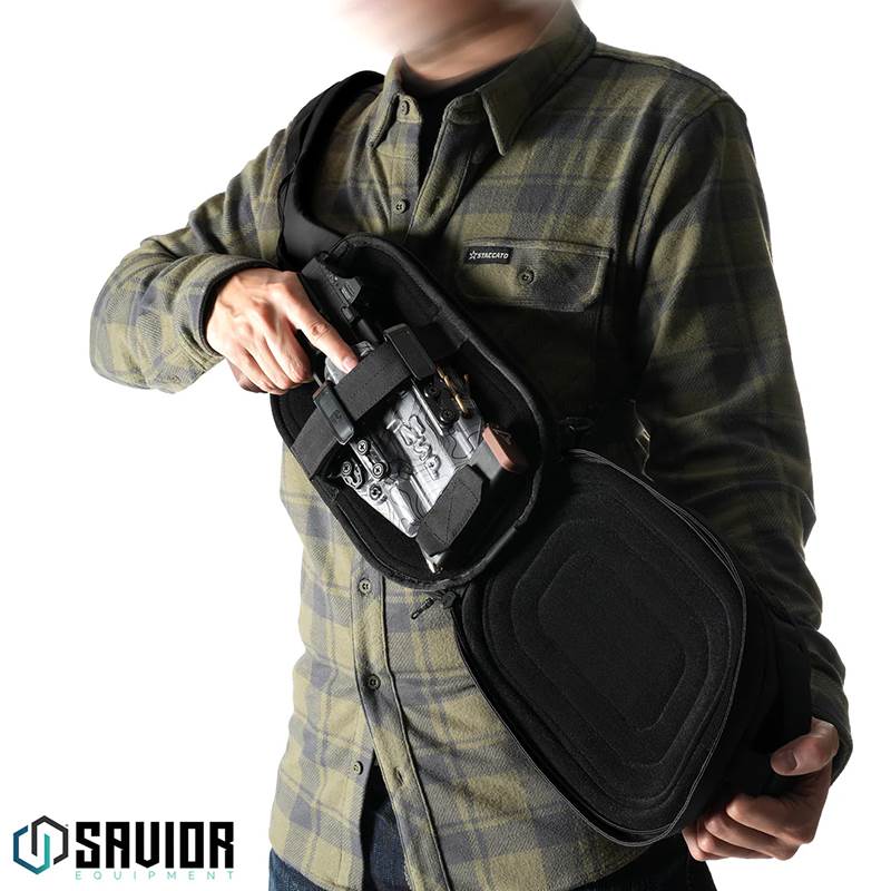 Väska Savior Equipment Obscura CCW Sling Bag 5L Medium Svart