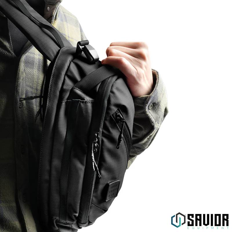 Väska Savior Equipment Obscura CCW Sling Bag 5L Medium Svart