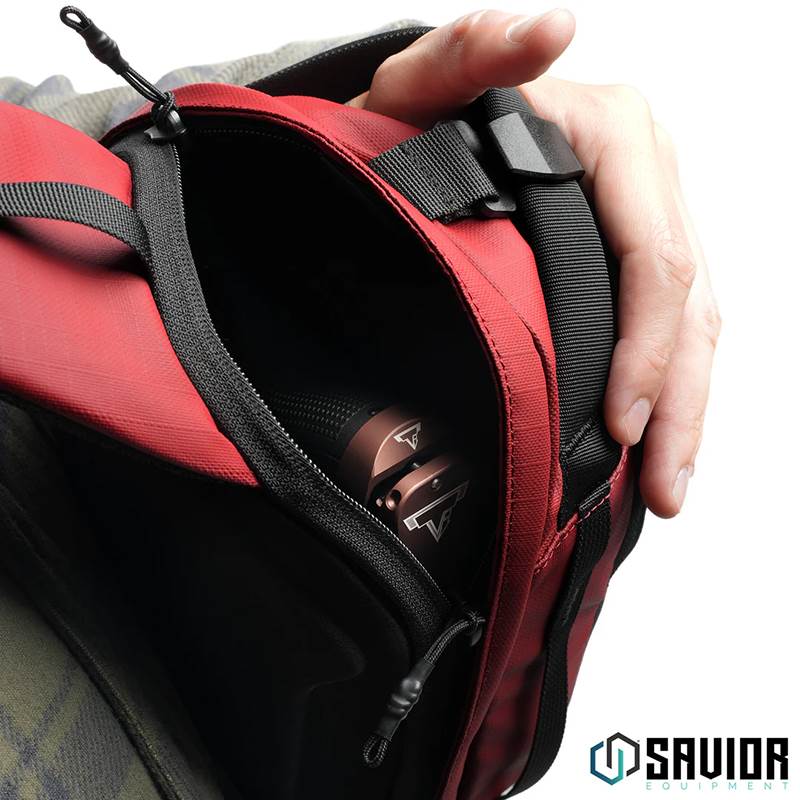 Väska Savior Equipment Obscura CCW Sling Bag 5L Medium Röd