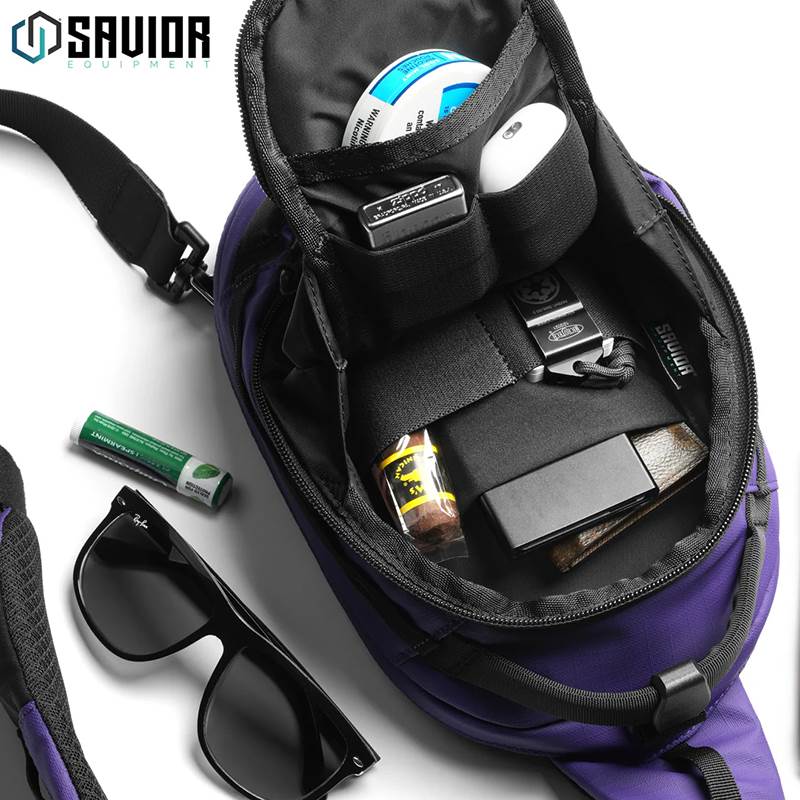Väska Savior Equipment Obscura CCW Sling Bag 5L Medium Lila