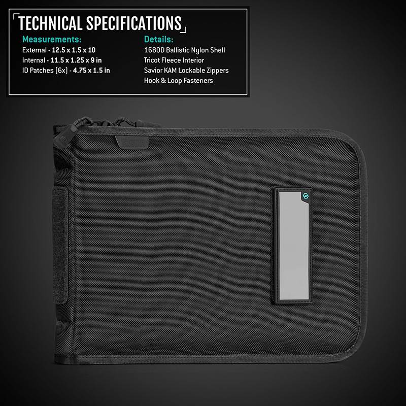 Vapenfodral Savior Equipment Pro SEMA Pistol Sleeve Svart