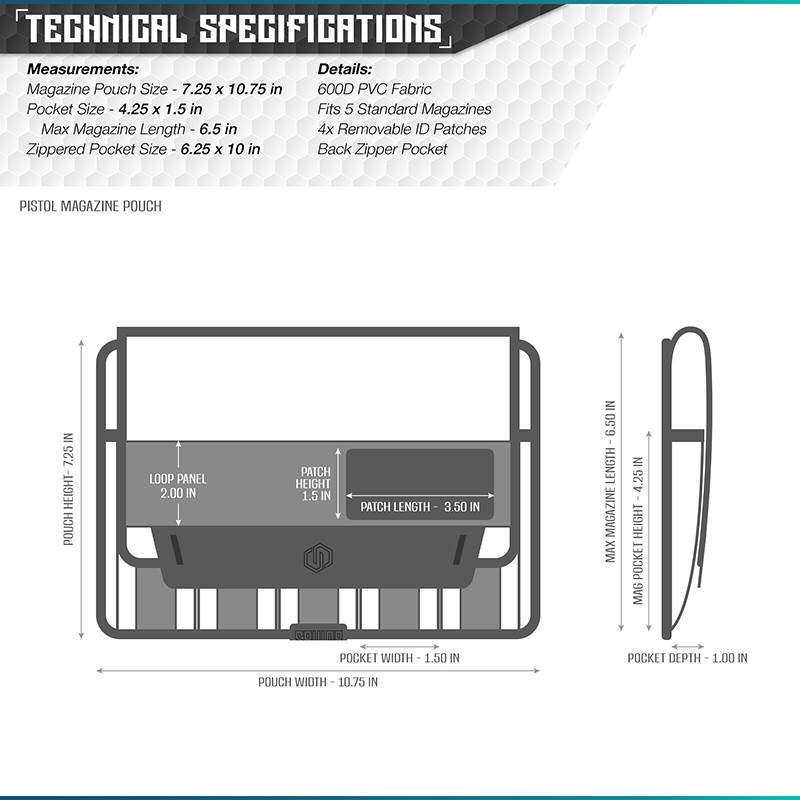Väska Savior Equipment Mag Buddy Pistol Grön