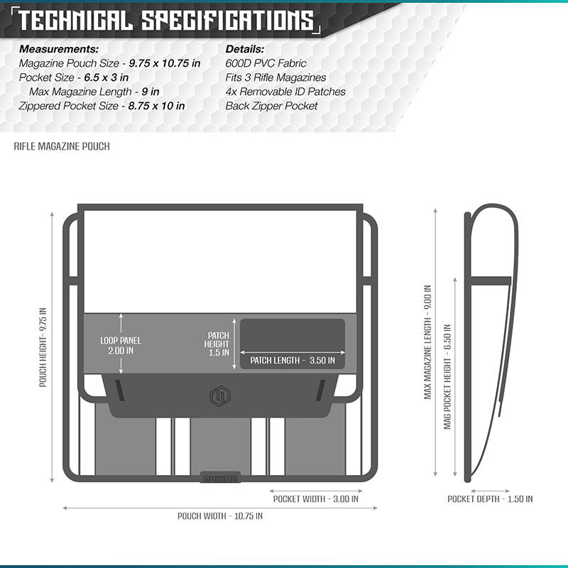 Väska Savior Equipment Mag Buddy Rifle Brun