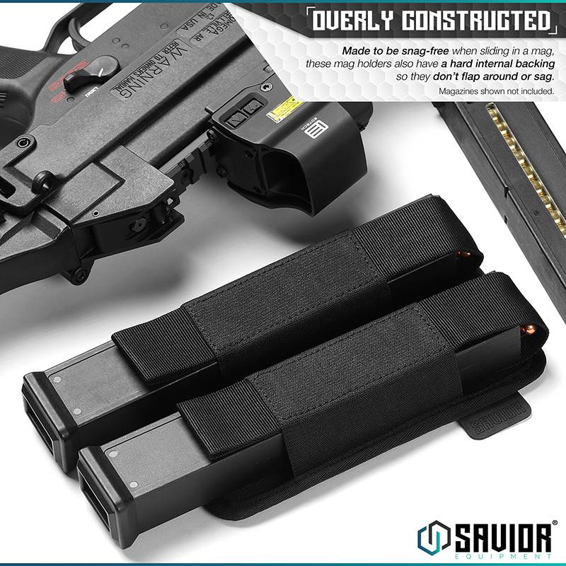 Magasinhållare Savior Equipment Double Extended Mag Holder Svart