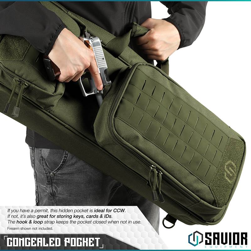 Väska Savior Equipment Urban Takedown Rifle Case Grön