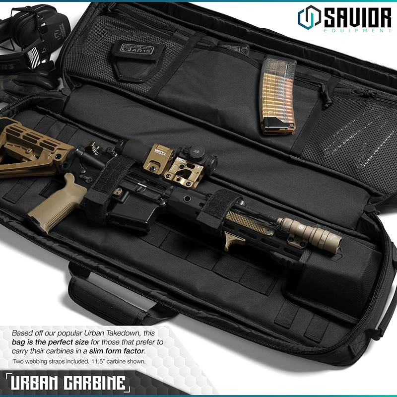 Väska Savior Equipment Urban Carbine Single Rifle Case Svart