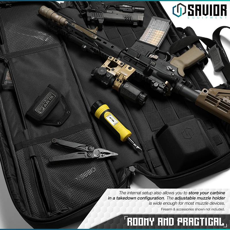 Väska Savior Equipment Urban Carbine Single Rifle Case Svart