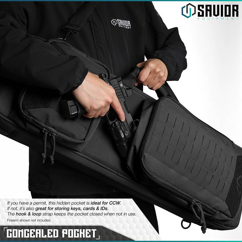 Väska Savior Equipment Urban Carbine Single Rifle Case Svart