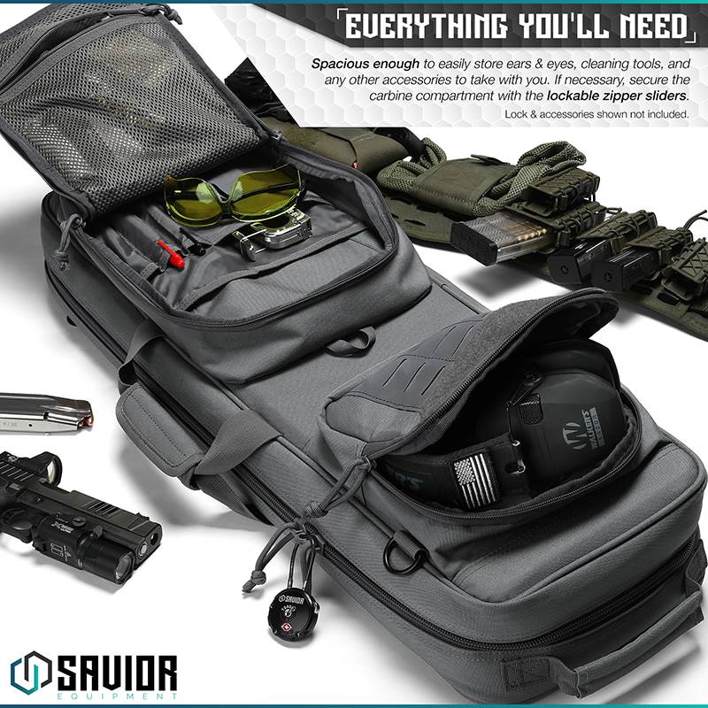Väska Savior Equipment Urban Carbine Single Rifle Case Grå
