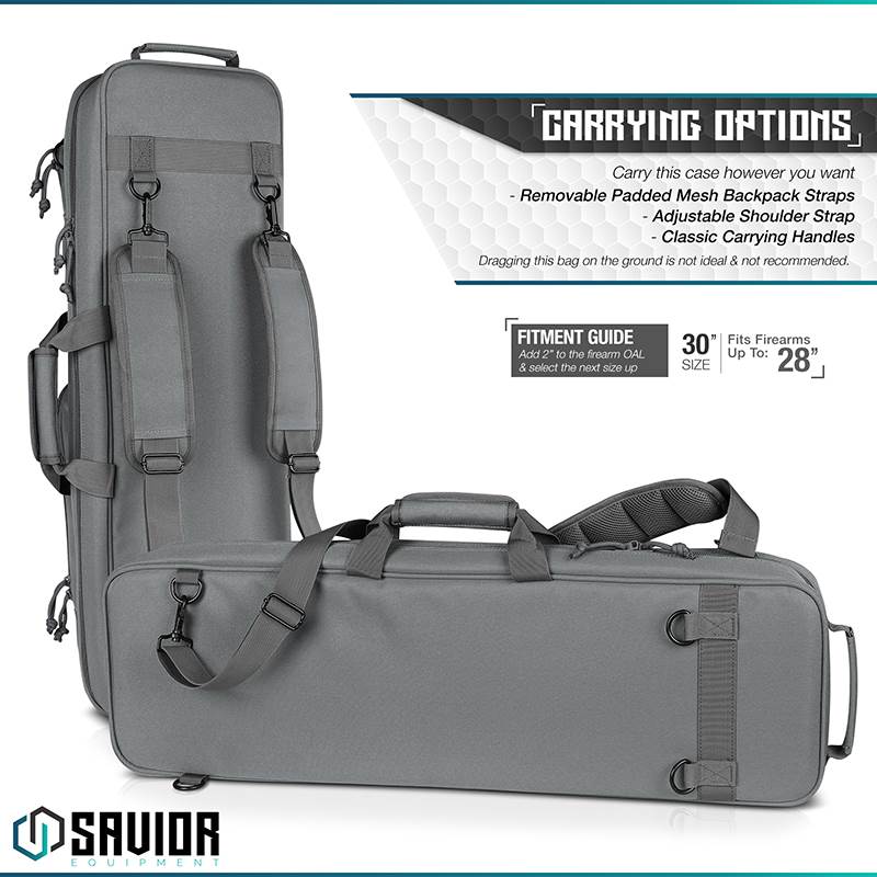 Väska Savior Equipment Urban Carbine Single Rifle Case Grå