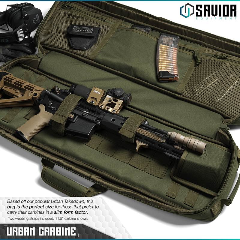 Väska Savior Equipment Urban Carbine Single Rifle Case Grön