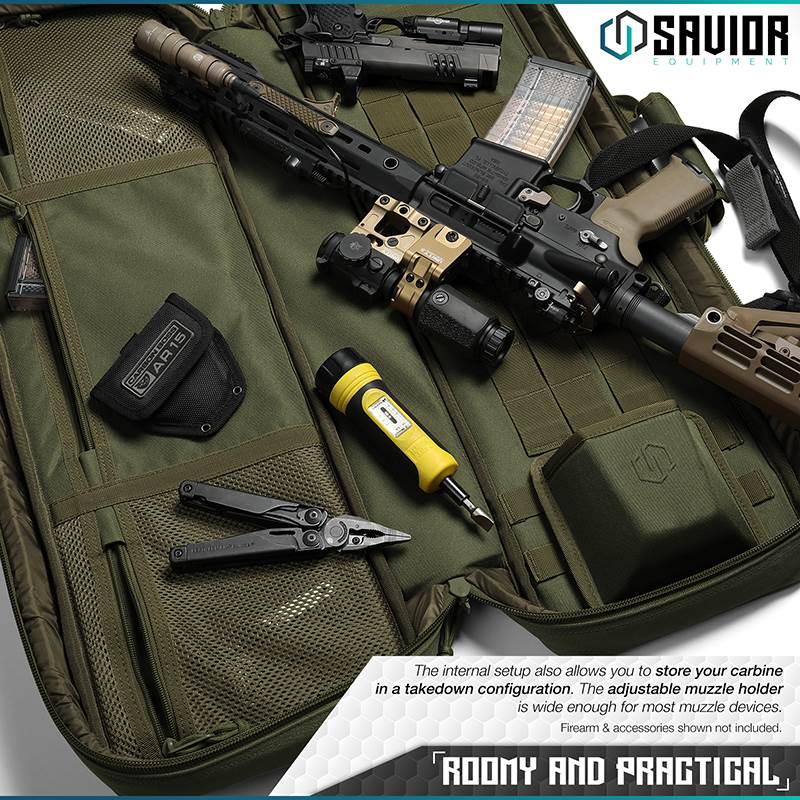 Väska Savior Equipment Urban Carbine Single Rifle Case Grön