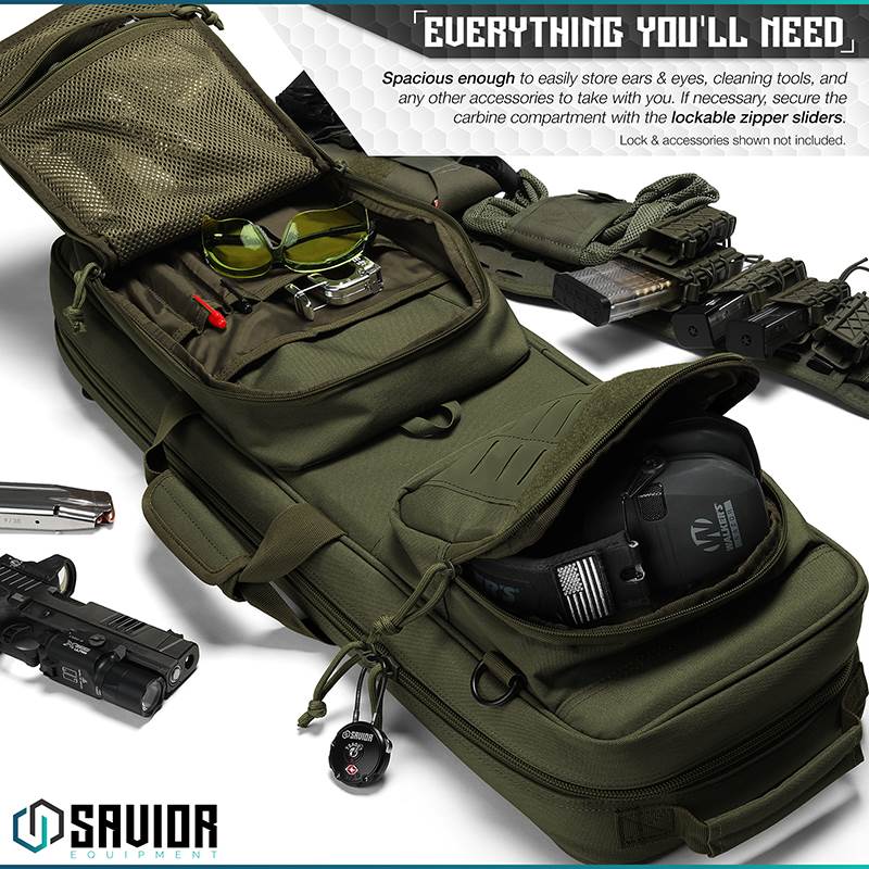 Väska Savior Equipment Urban Carbine Single Rifle Case Grön