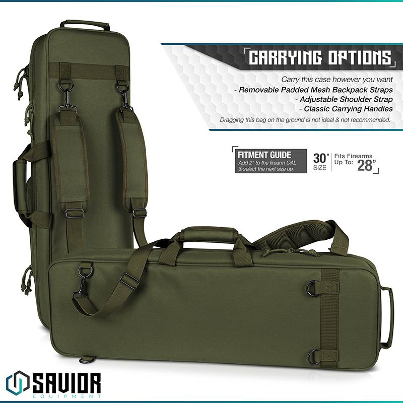 Väska Savior Equipment Urban Carbine Single Rifle Case Grön