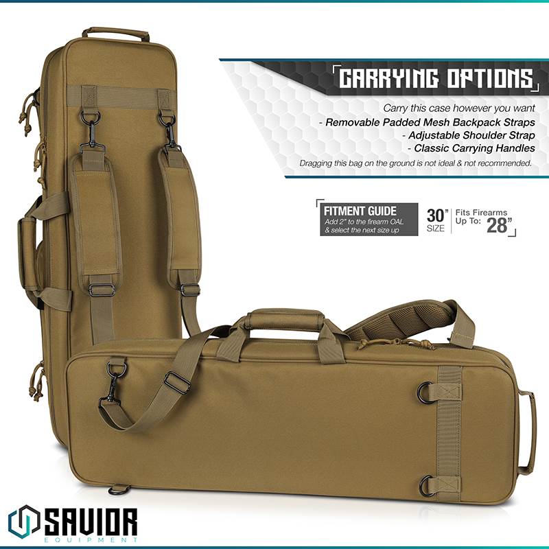 Väska Savior Equipment Urban Carbine Single Rifle Case Brun