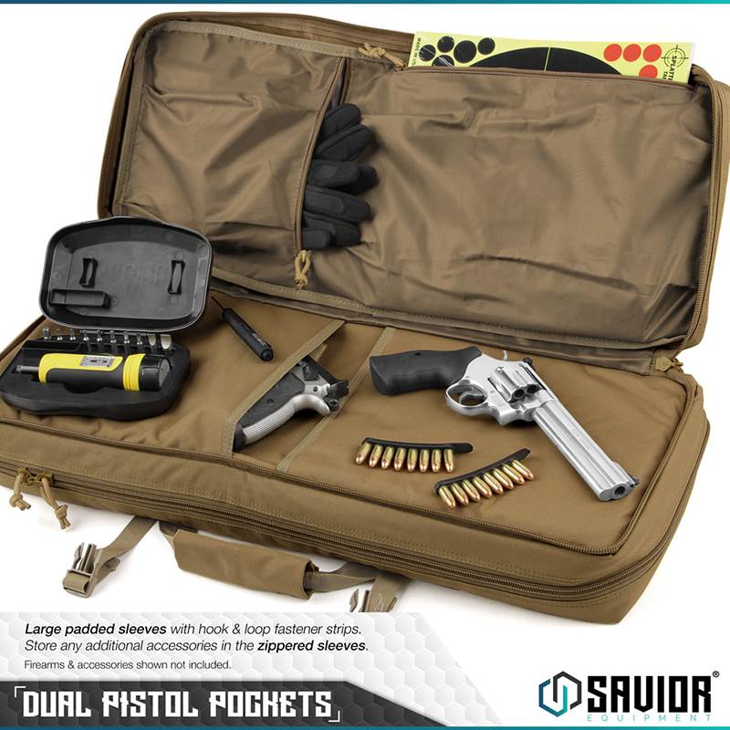 "Väska Savior Equipment American Classic 32"" Double Rifle Case Brun"