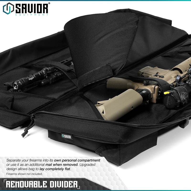 "Väska Savior Equipment Urban Warfare 42"" Double Rifle Case Svart"