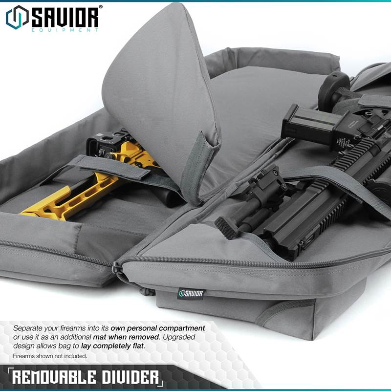 "Väska Savior Equipment Urban Warfare 42"" Double Rifle Case Grå"
