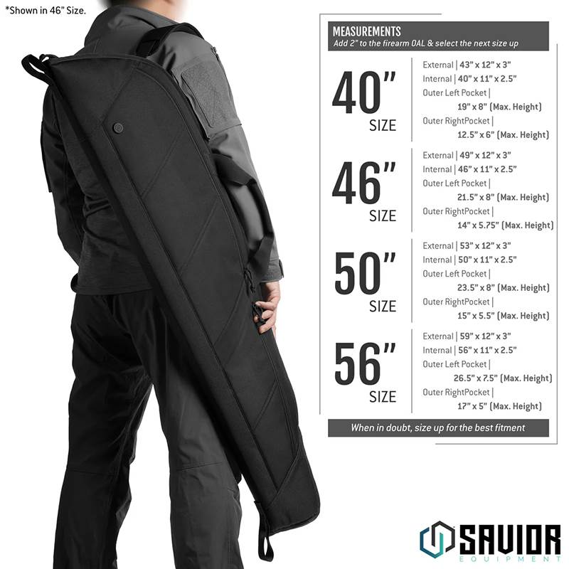 Väska Savior Equipment Scout Hunting Case 56" Svart