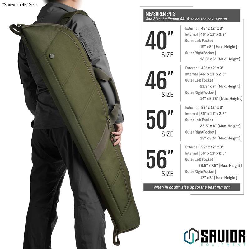 Väska Savior Equipment Scout Hunting Case 56" Grön