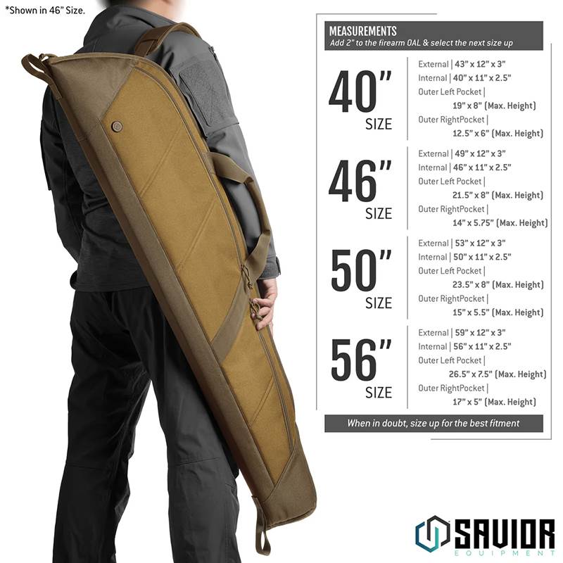 Väska Savior Equipment Scout Hunting Case 56" Brun