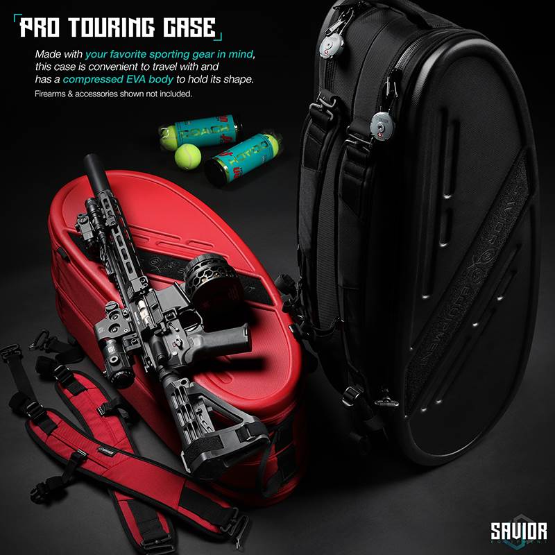 "Väska Savior Equipment Pro Touring 30"" Tennis Röd"