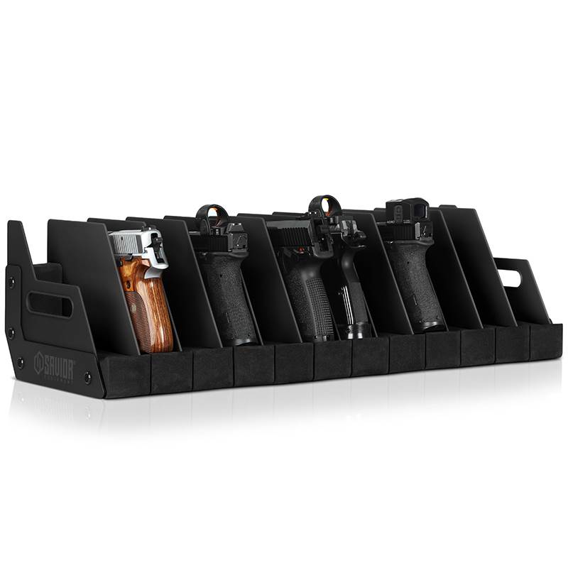Väska Savior Equipment Pistol Rack 12-slot Svart