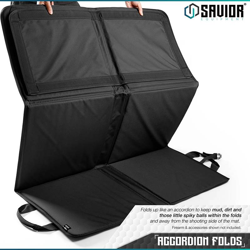 Skjutmatta Savior Equipment Padded Shooting Mat Svart