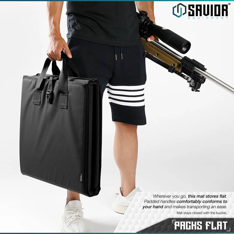 Skjutmatta Savior Equipment Padded Shooting Mat Svart