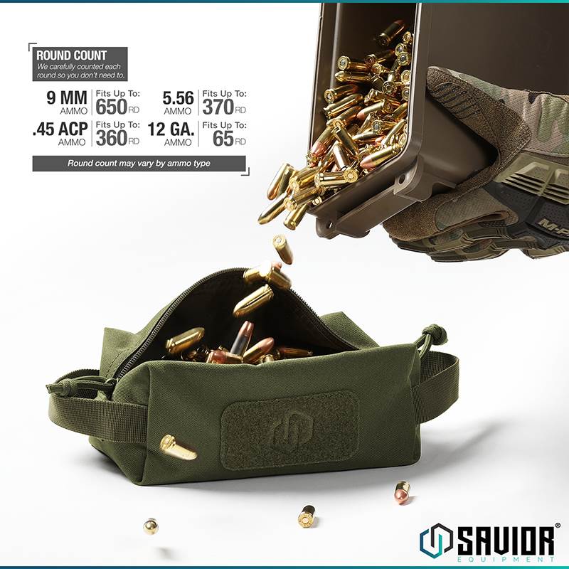 Väska Savior Equipment Loose SAC Soft Ammo Carrier Grön