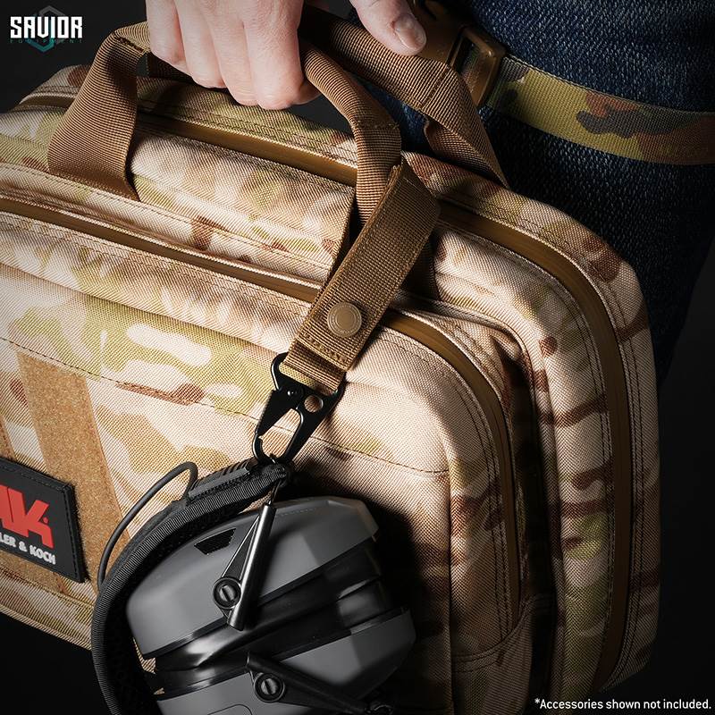 Karbinhake Savior Equipment Strap with Carabiner Svart