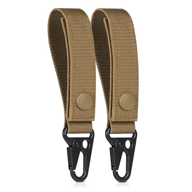 Karbinhake Savior Equipment Strap with Carabiner Brun